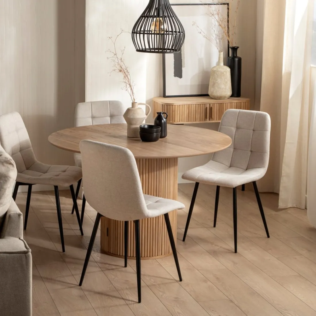 Klast Home Packs 4 Sillas Tapizadas|Sillas De Comedor Y Cocina>Ailan Beige