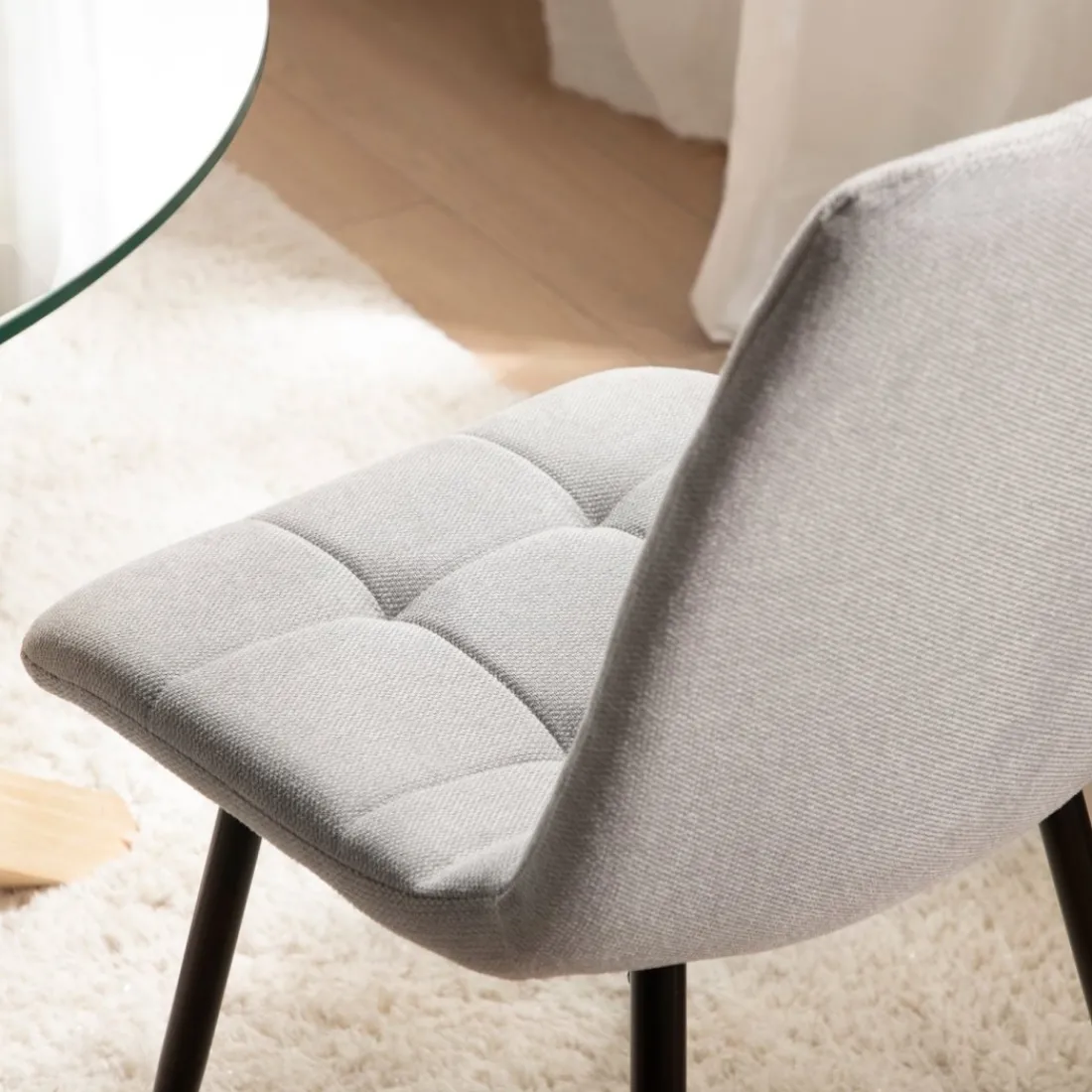 Klast Home Packs 4 Sillas Tapizadas|Sillas De Comedor Y Cocina>Ailan Gris