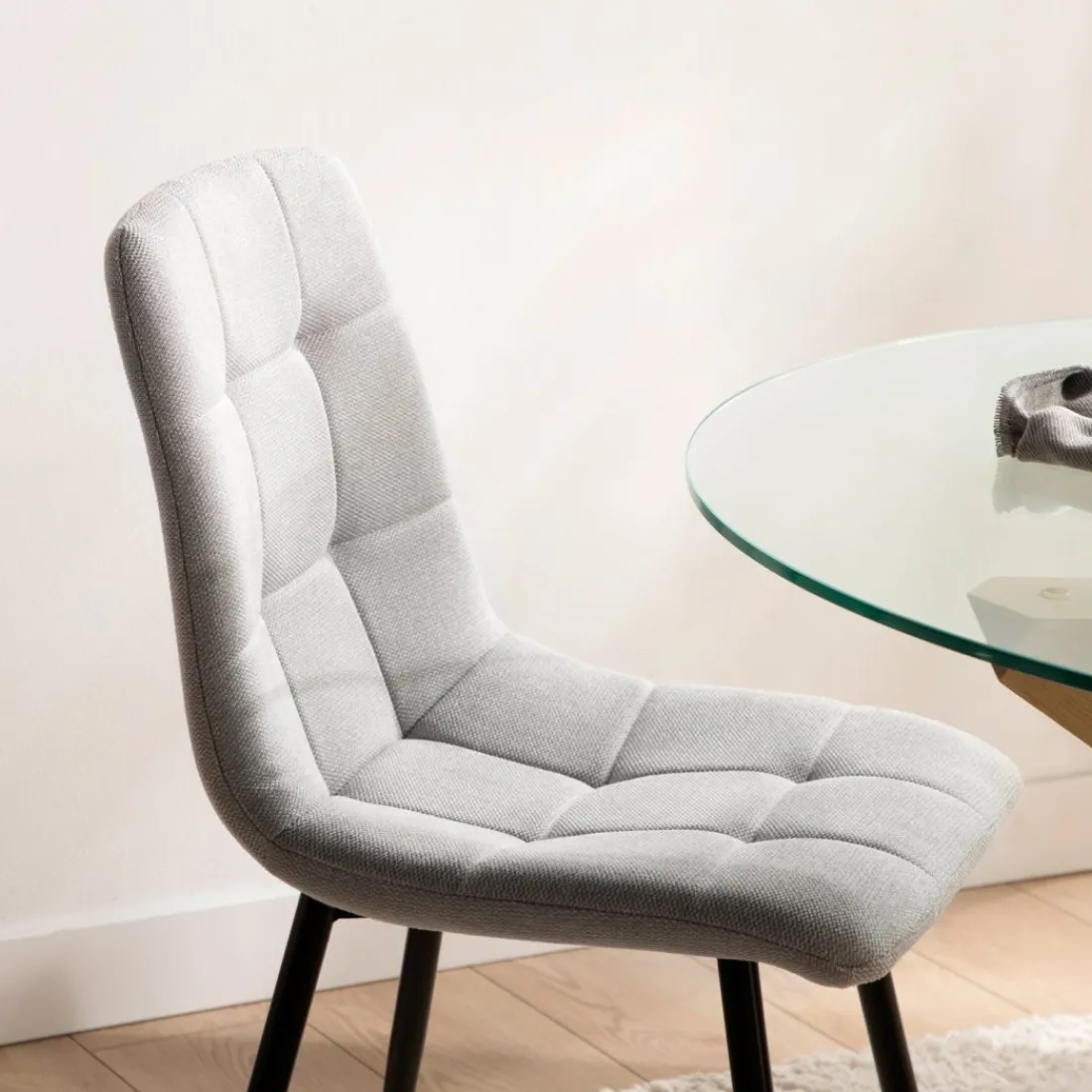 Klast Home Packs 4 Sillas Tapizadas|Sillas De Comedor Y Cocina>Ailan Gris