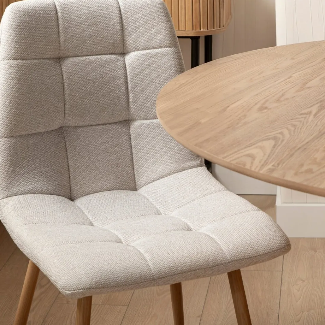 Klast Home Packs 4 Sillas Tapizadas|Sillas De Comedor Y Cocina>Ailan Beige