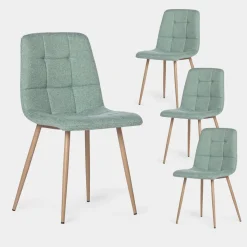 Klast Home Packs 4 Sillas Tapizadas|Sillas De Comedor Y Cocina>Ailan Menta