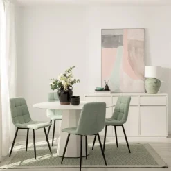 Klast Home Packs 4 Sillas Tapizadas|Sillas De Comedor Y Cocina>Ailan Menta