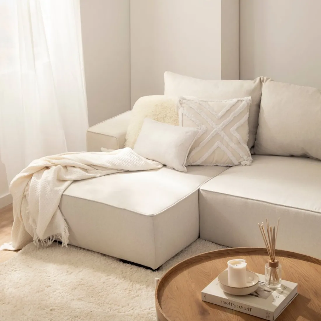 Klast Home Sofás Cama>Alan Beige