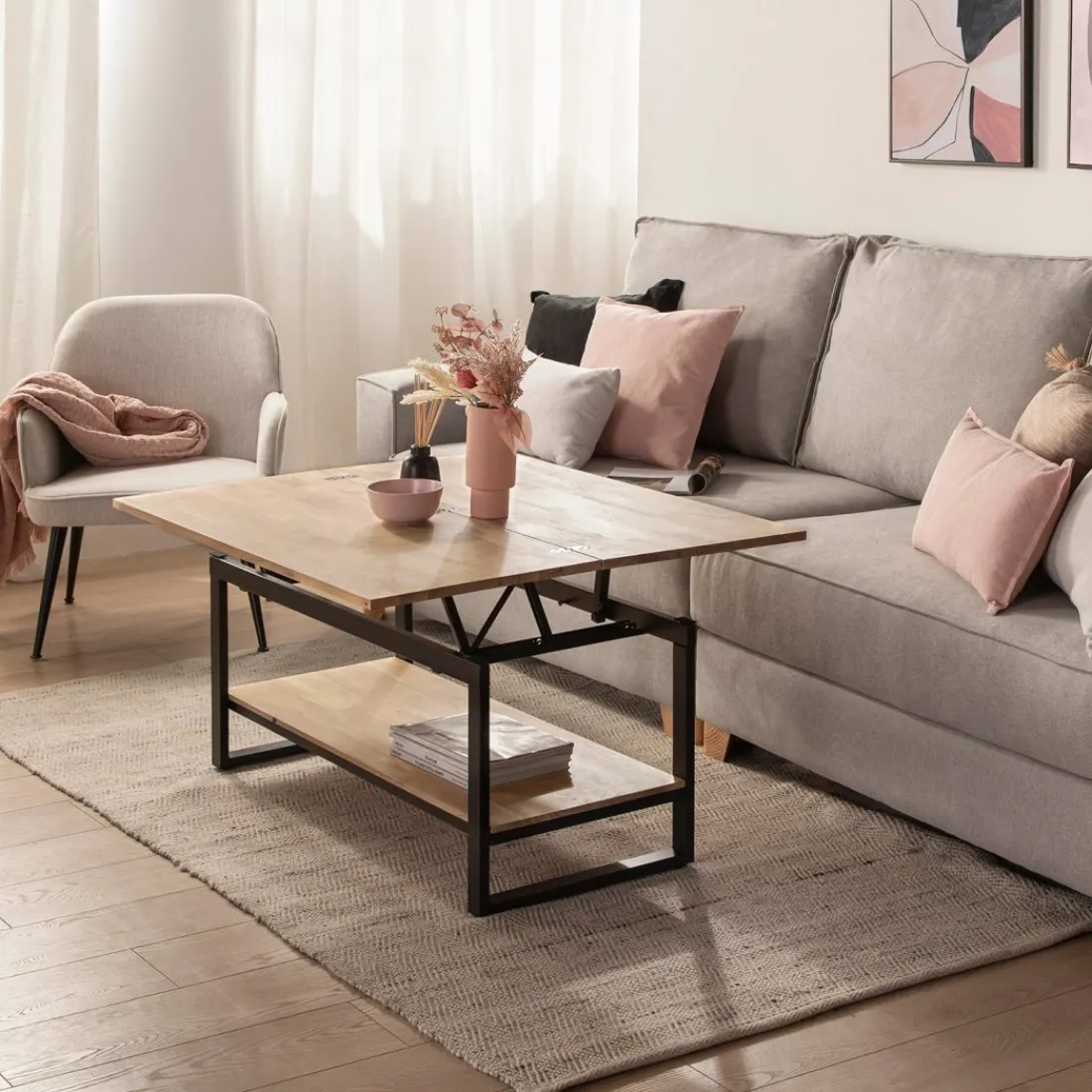 Klast Home Mesas De Centro>Alvi Negro/Natural