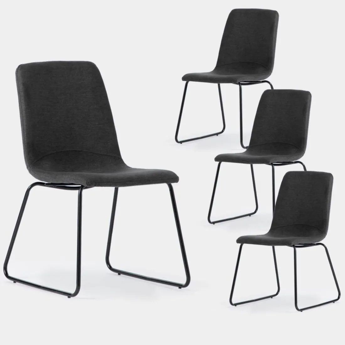 Klast Home Packs 4 Sillas Tapizadas|Sillas De Comedor Y Cocina>Ander