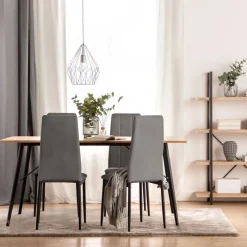 Klast Home Packs 4 Sillas Tapizadas|Sillas De Comedor Y Cocina>Anne Gris topo oscuro