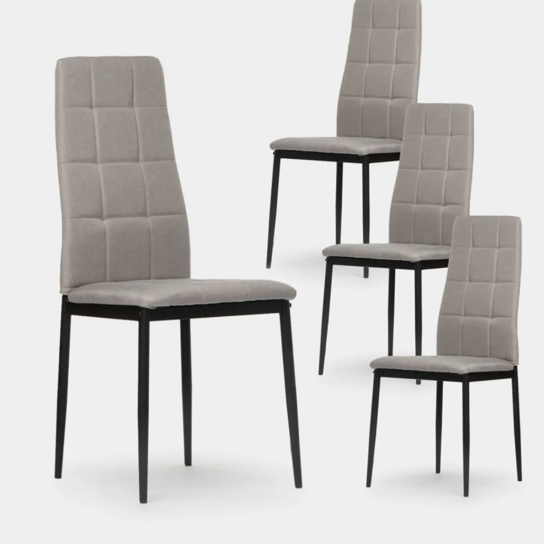 Klast Home Packs 4 Sillas Tapizadas|Sillas De Comedor Y Cocina>Anne Topo