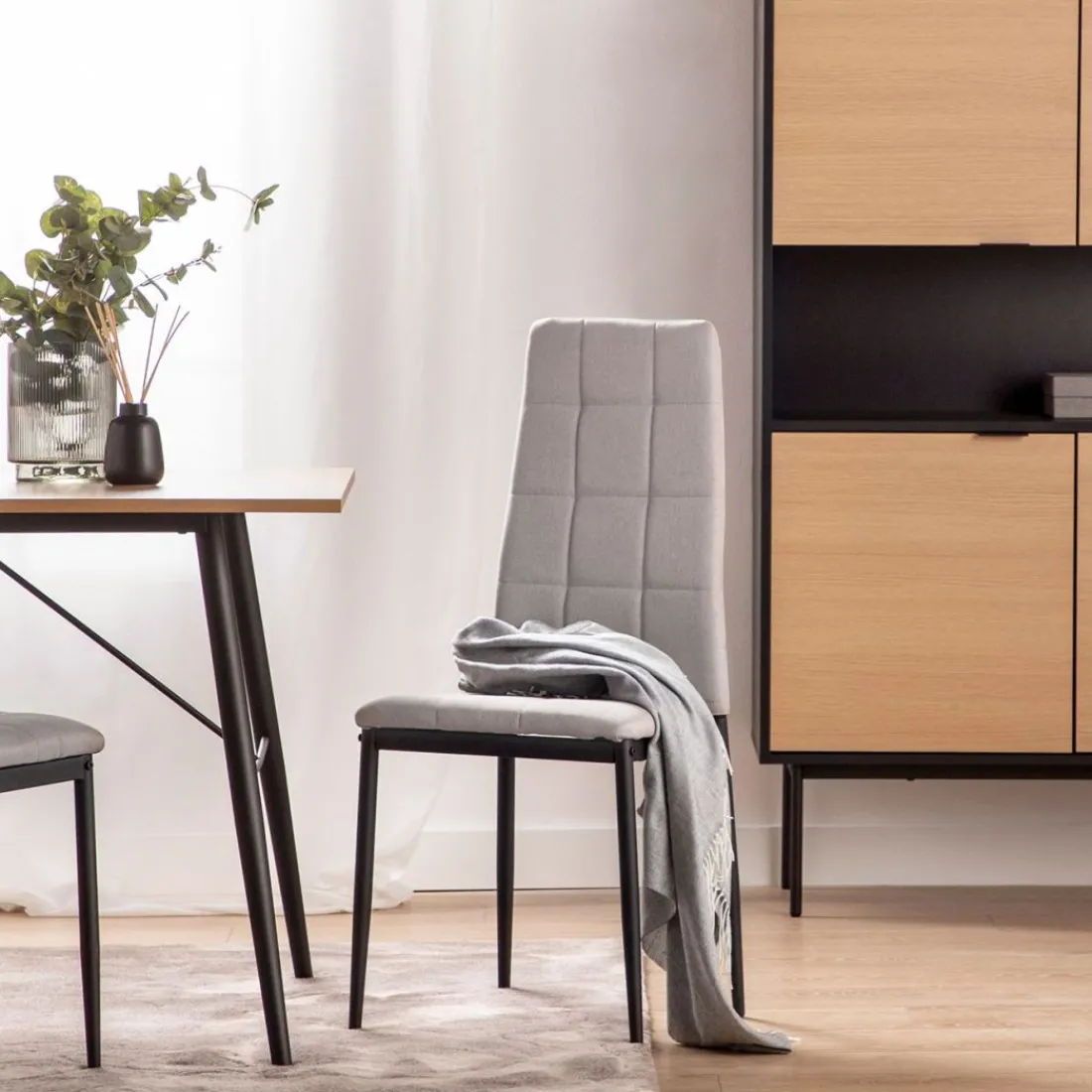 Klast Home Packs 4 Sillas Tapizadas|Sillas De Comedor Y Cocina>Anne Topo