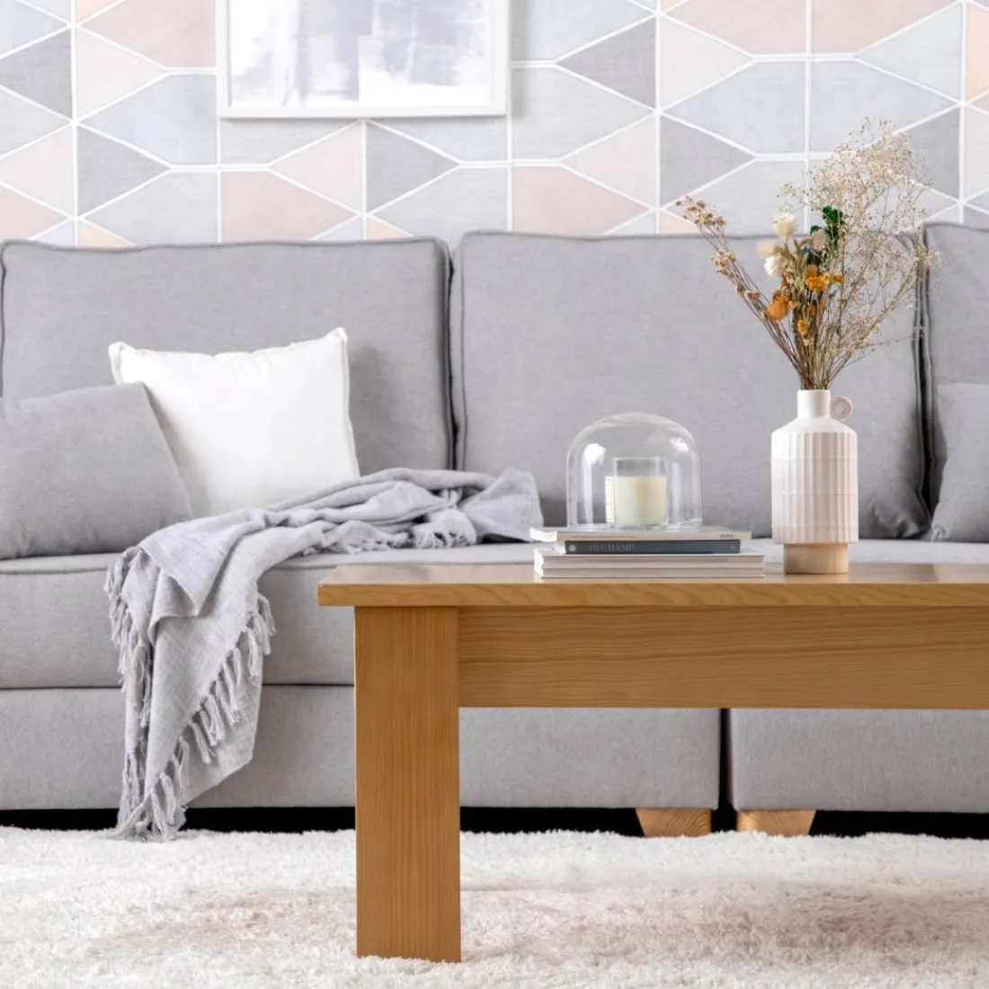 Klast Home Mesas De Centro>Aris Natural/Natural/blanco