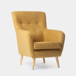 Klast Home Butacas Para Dormitorio|Sillones Y Butacas>Astrid Mostaza