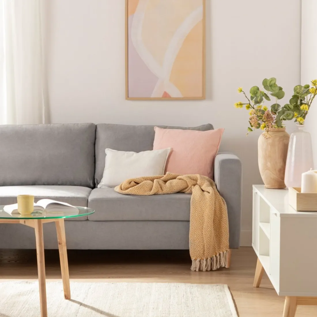 Klast Home Sofás Con Chaise Longue>Beth Gris