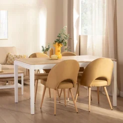 Klast Home Packs 4 Sillas Tapizadas|Sillas De Comedor Y Cocina>Blair Mostaza