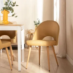 Klast Home Packs 4 Sillas Tapizadas|Sillas De Comedor Y Cocina><noscript><img width=