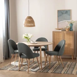 Klast Home Packs 4 Sillas Tapizadas|Sillas De Comedor Y Cocina><noscript><img width=