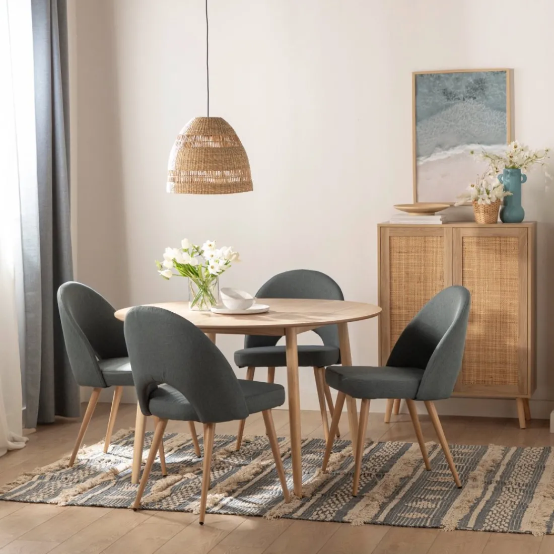 Klast Home Packs 4 Sillas Tapizadas|Sillas De Comedor Y Cocina>Blair Azul