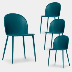 Klast Home Packs 4 Sillas Polipropileno|Sillas De Exterior>Clark Azul