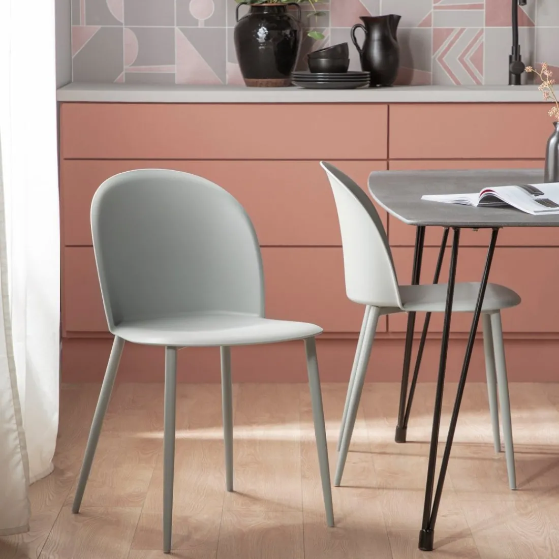 Klast Home Packs 4 Sillas Polipropileno|Sillas De Exterior>Clark Gris