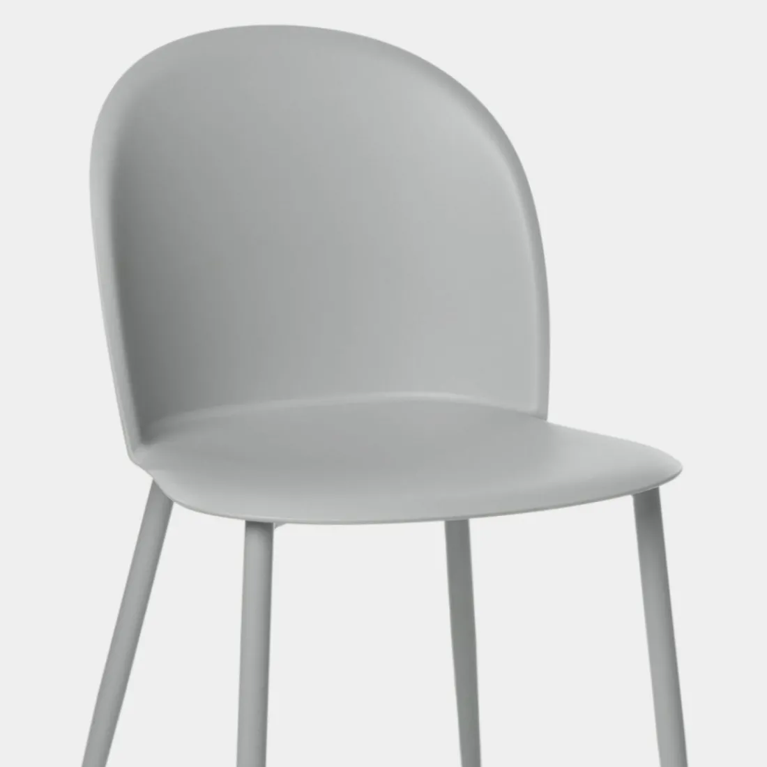 Klast Home Packs 4 Sillas Polipropileno|Sillas De Exterior>Clark Gris