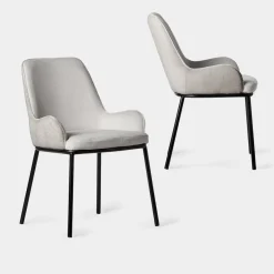 Klast Home Packs 2 Sillas Tapizadas|Sillas De Comedor Y Cocina>Dama Gris