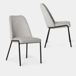 Klast Home Packs 2 Sillas Tapizadas|Sillas De Comedor Y Cocina>Deli Gris