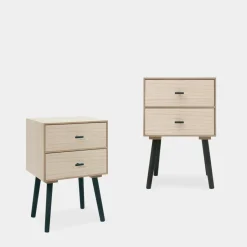 Klast Home Packs De 2 Mesitas De Noche|Mesitas De Noche>Dora