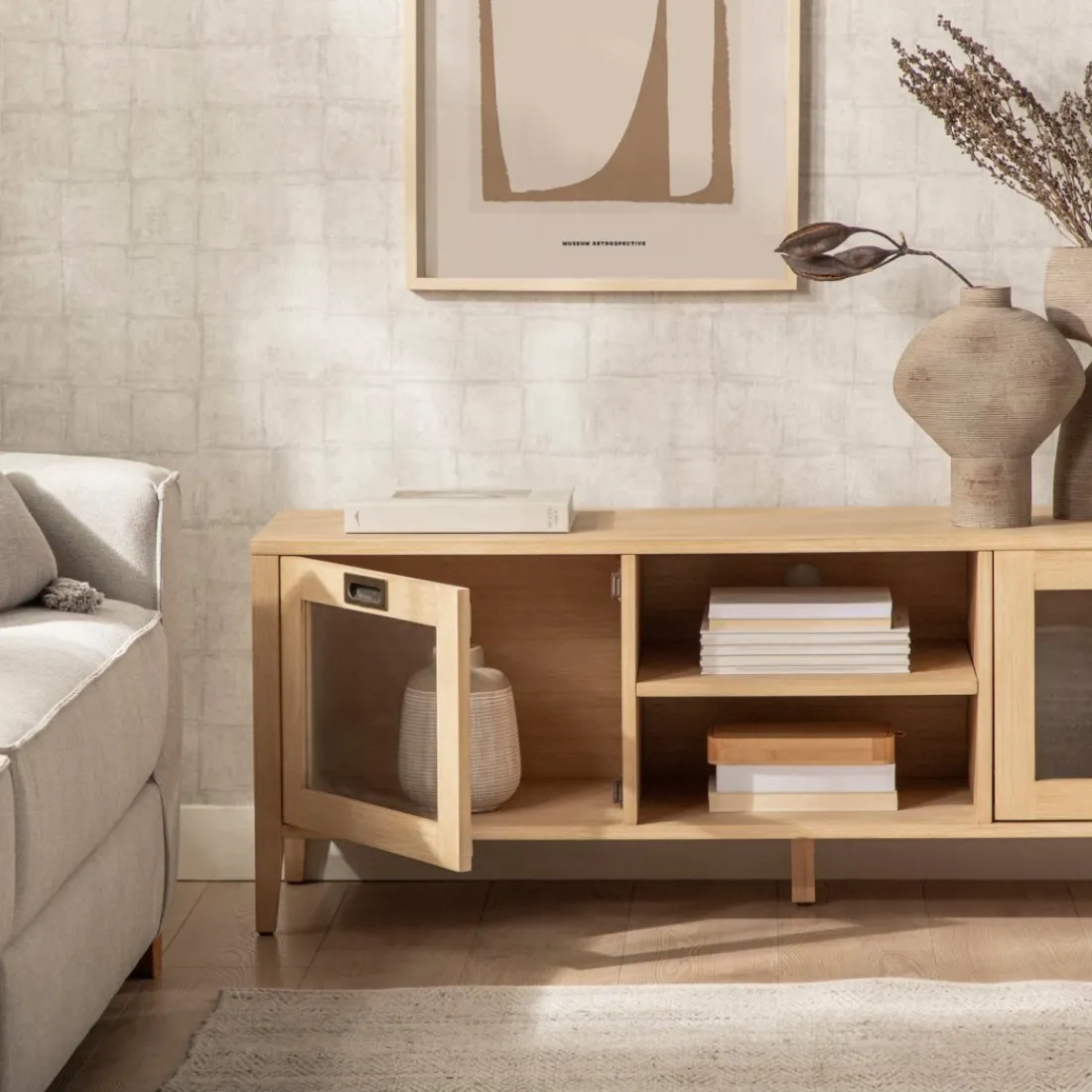 Klast Home Muebles Tv>Edan Natural