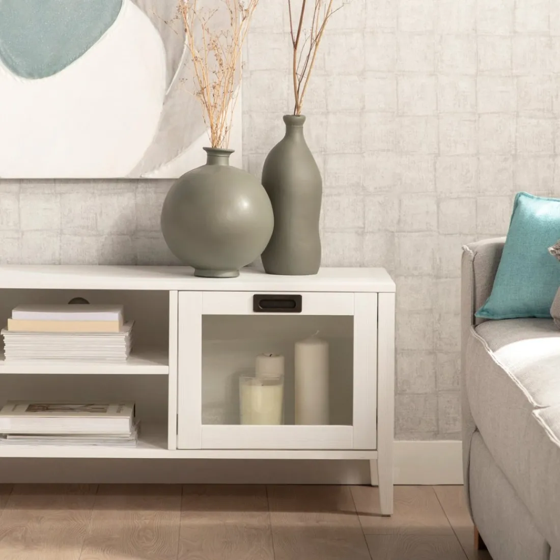 Klast Home Muebles Tv>Edan Blanco