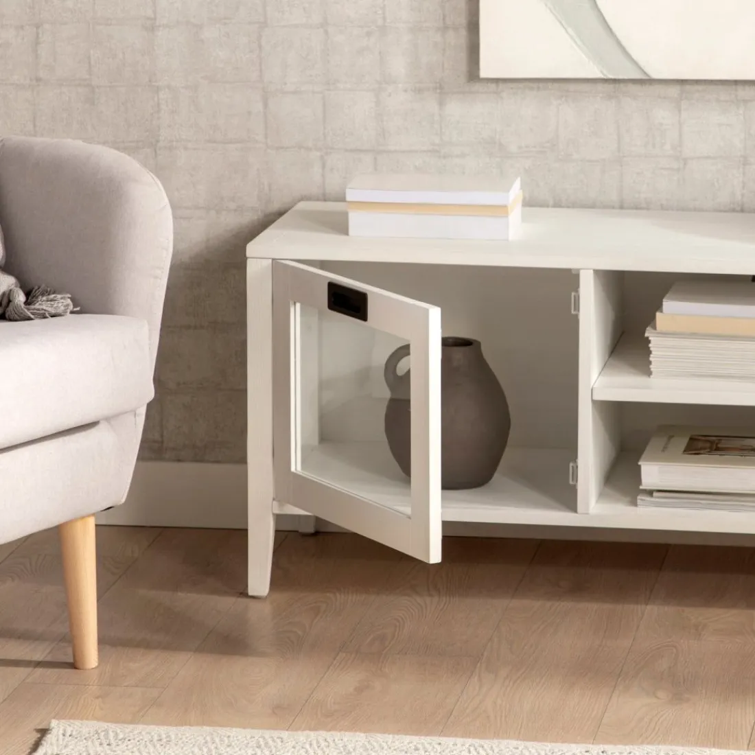 Klast Home Muebles Tv>Edan Blanco