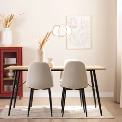 Klast Home Packs 4 Sillas Tapizadas|Sillas De Comedor Y Cocina>Ellis Beige