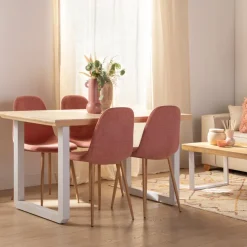 Klast Home Packs 4 Sillas Tapizadas|Sillas De Comedor Y Cocina>Ellis Terracota