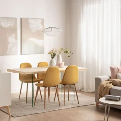 Klast Home Packs 4 Sillas Tapizadas|Sillas De Comedor Y Cocina><noscript><img width=