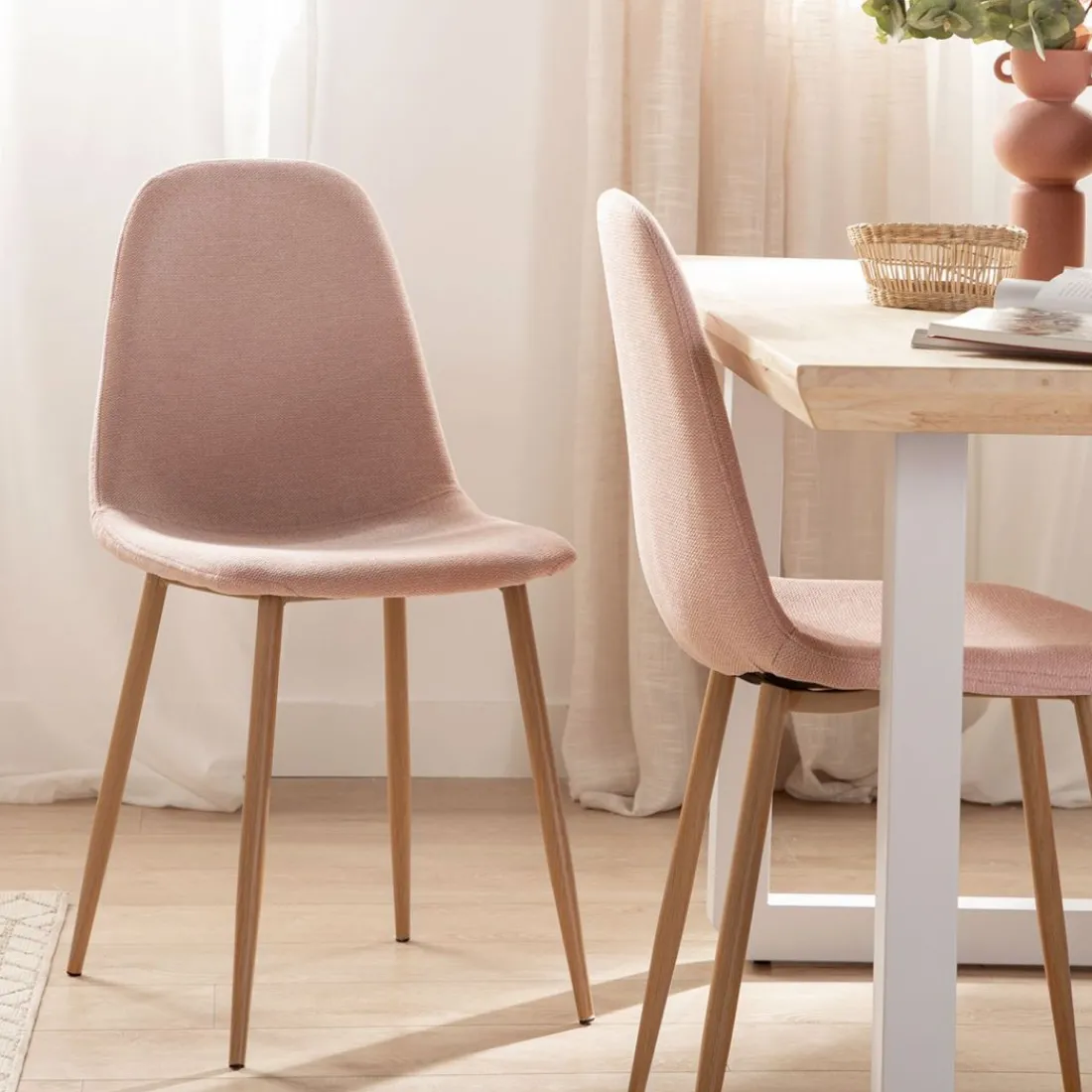 Klast Home Sillas De Escritorio|Sillas De Comedor Y Cocina>Ellis Rosa