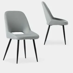 Klast Home Packs 2 Sillas Tapizadas|Sillas De Comedor Y Cocina>Emily Gris