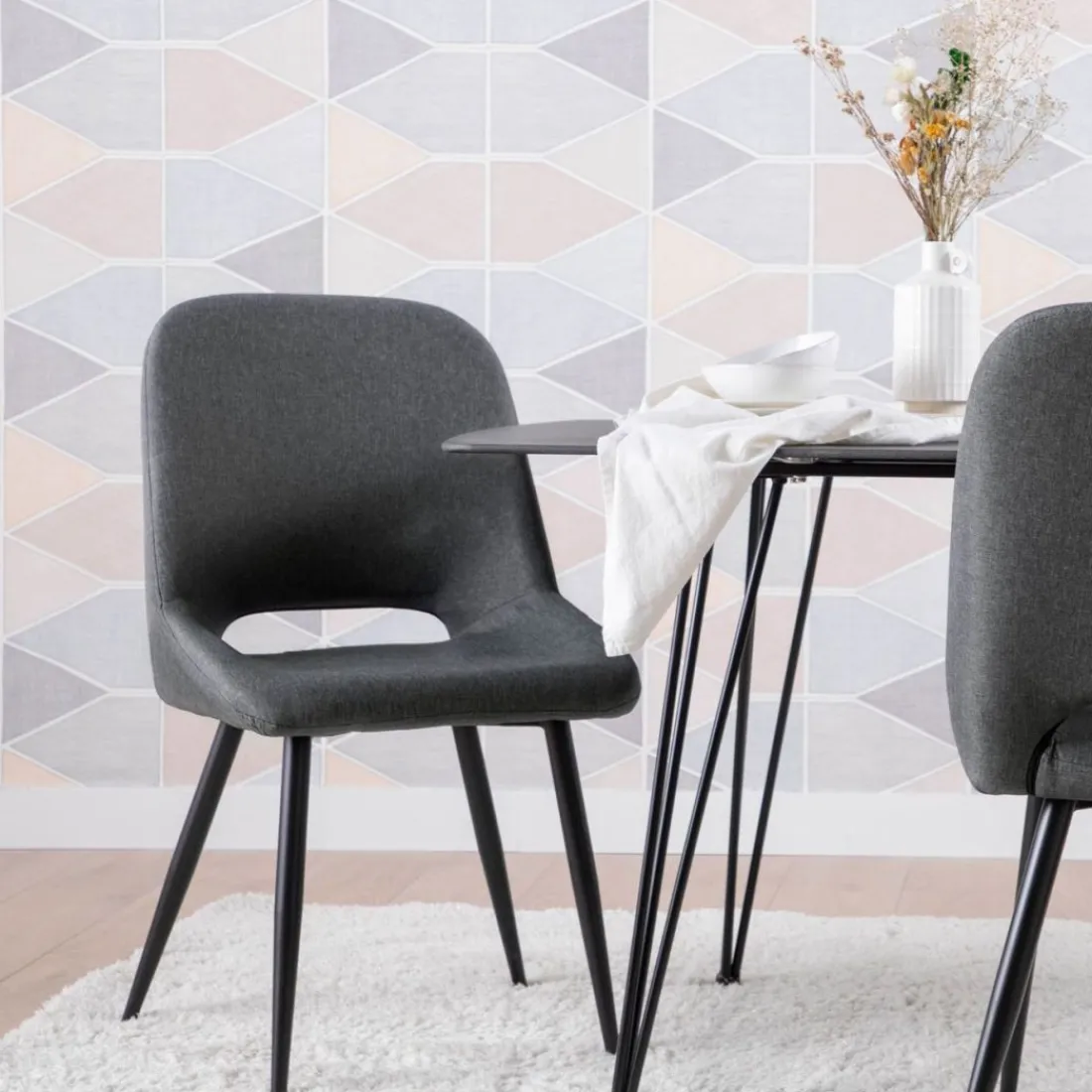 Klast Home Sillas De Comedor Y Cocina>Emily Gris oscuro