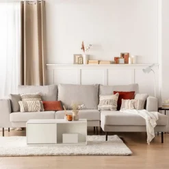 Klast Home Sofás Con Chaise Longue>Emma Beige
