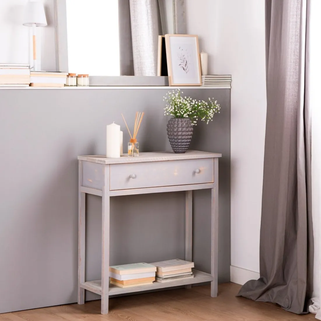 Klast Home Muebles Recibidores Y Consolas>Folk Gris