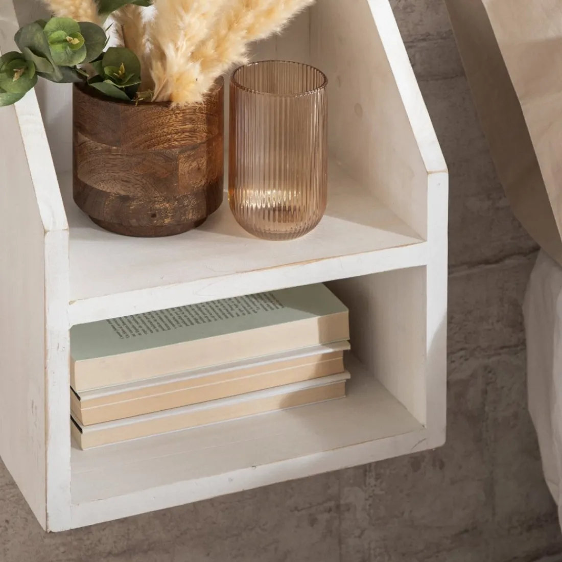 Klast Home Packs De 2 Mesitas De Noche|Mesitas De Noche>Folk Blanco