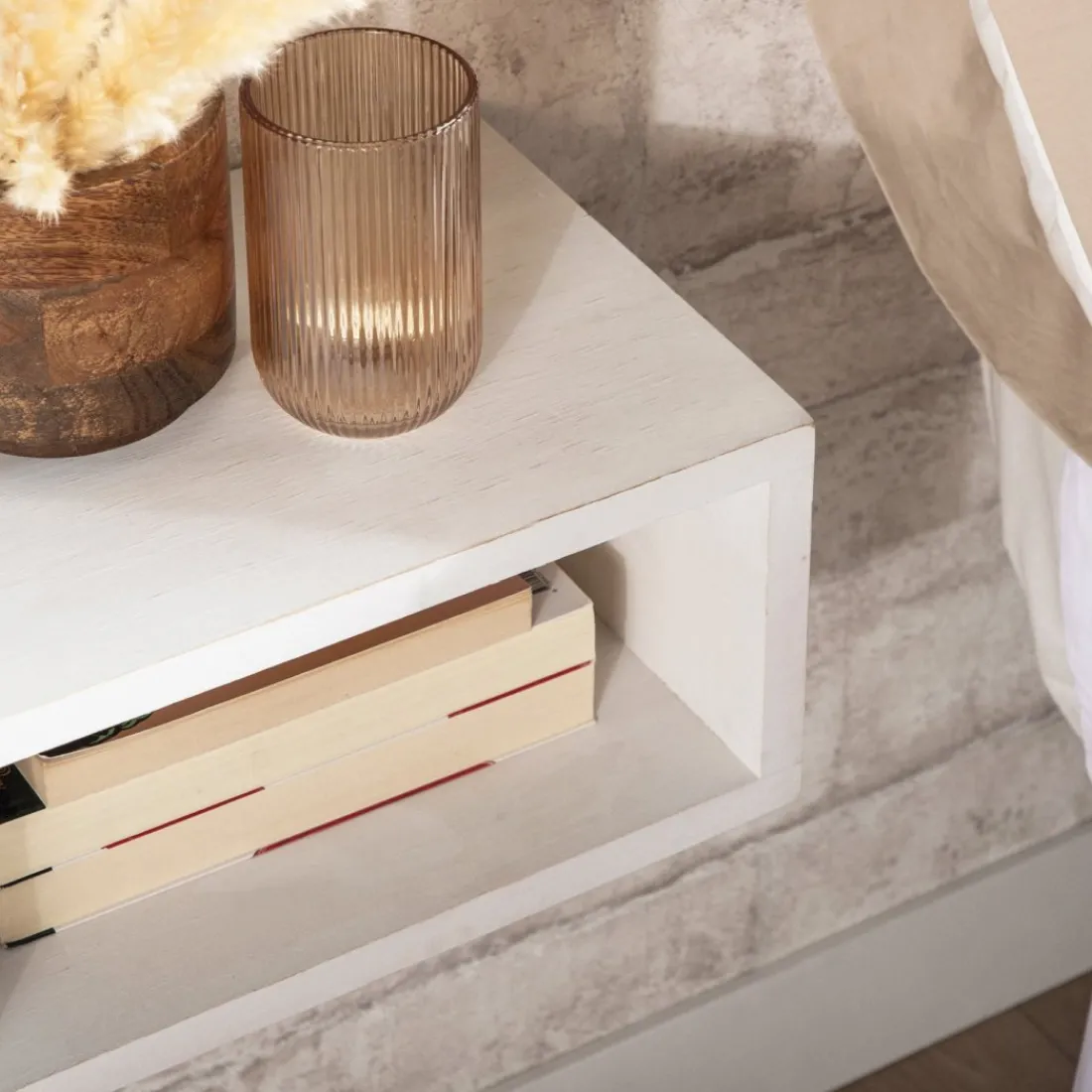 Klast Home Packs De 2 Mesitas De Noche|Mesitas De Noche>Folk Blanco