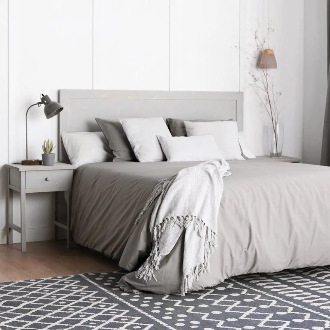 Klast Home Packs De 2 Mesitas De Noche|Mesitas De Noche>Folk Gris