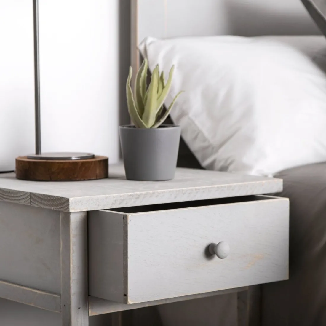 Klast Home Packs De 2 Mesitas De Noche|Mesitas De Noche>Folk Gris