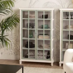 Klast Home Vitrinas>Folk Verde/Blanco