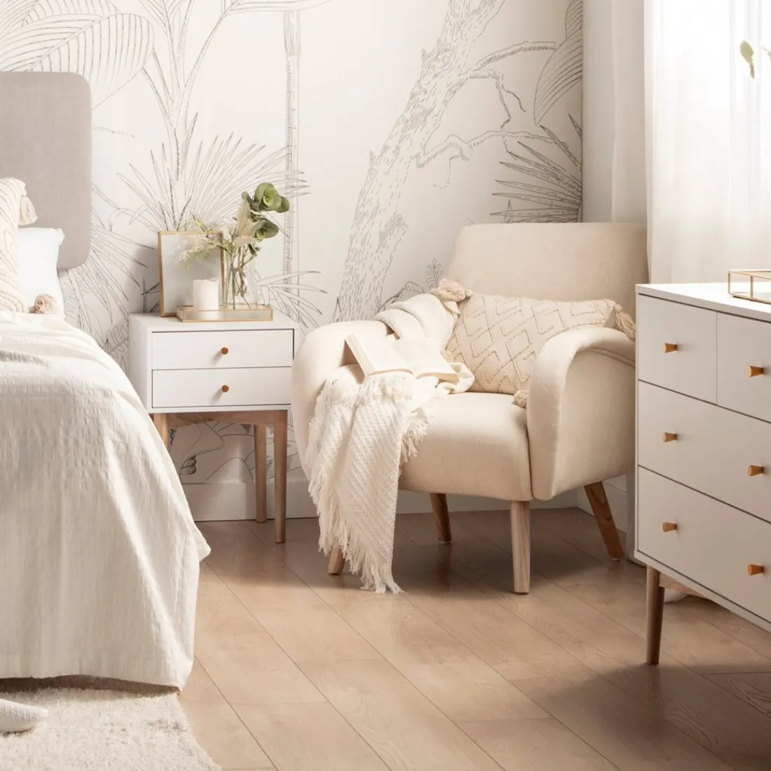 Klast Home Butacas Para Dormitorio|Sillones Y Butacas>Iraida Beige