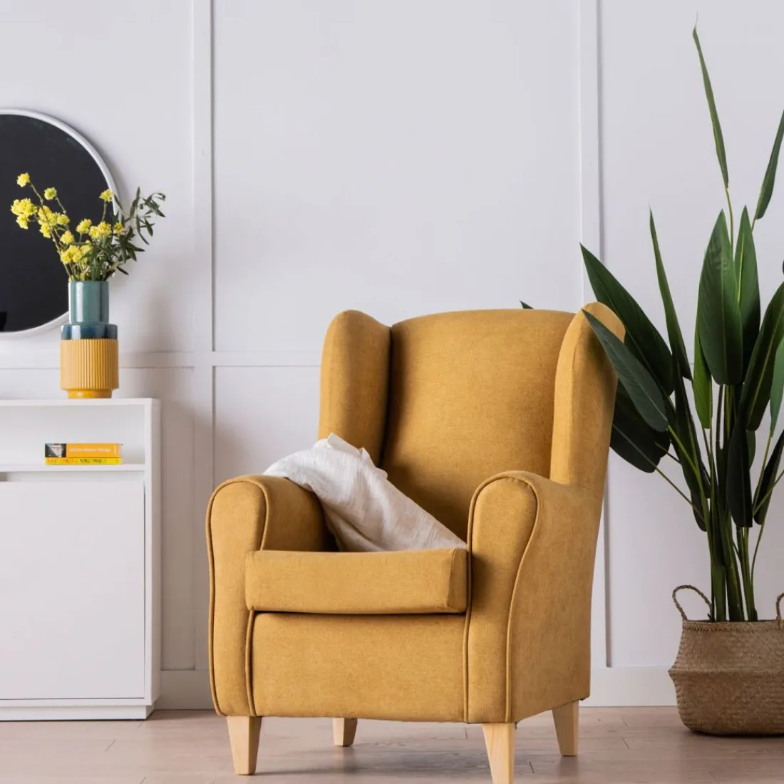 Klast Home Butacas Para Dormitorio|Sillones Y Butacas>Isabela Mostaza