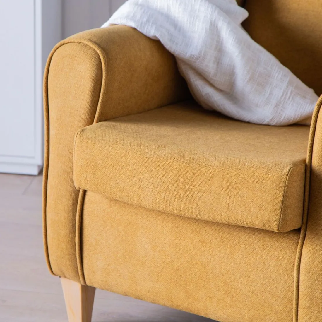 Klast Home Butacas Para Dormitorio|Sillones Y Butacas>Isabela Mostaza