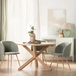 Klast Home Mesas De Comedor Y Cocina>Isak Natural/Natural/blanco