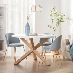 Klast Home Mesas De Comedor Y Cocina>Isak Natural/Blanco