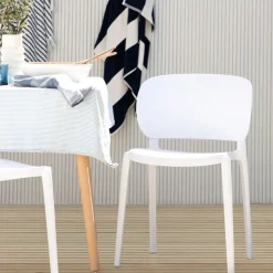 Klast Home Sillas De Exterior|Sillas De Comedor Y Cocina>Jana Blanco