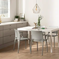 Klast Home Packs 4 Sillas Polipropileno|Sillas De Exterior>Jeven Gris