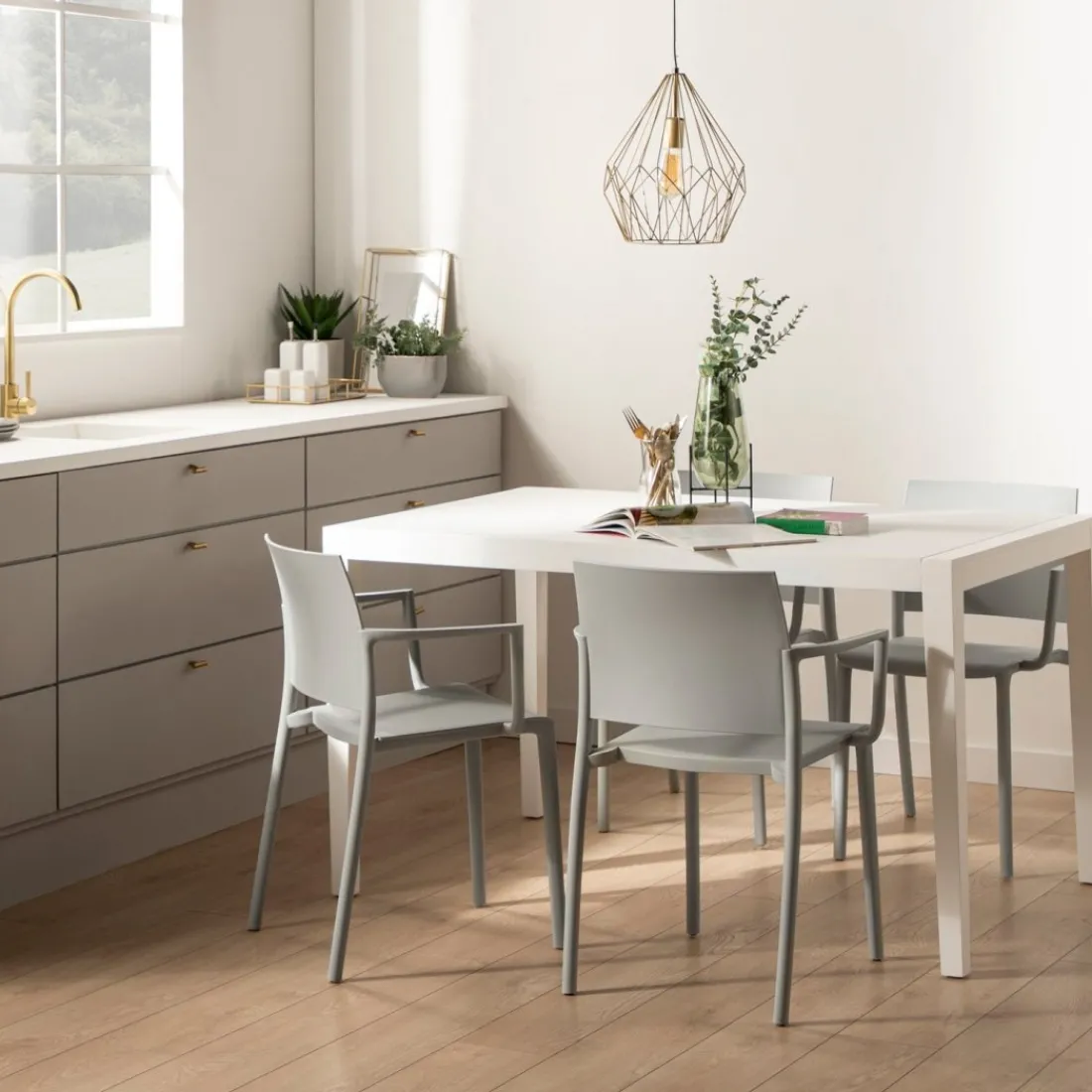 Klast Home Packs 4 Sillas Polipropileno|Sillas De Exterior>Jeven Gris