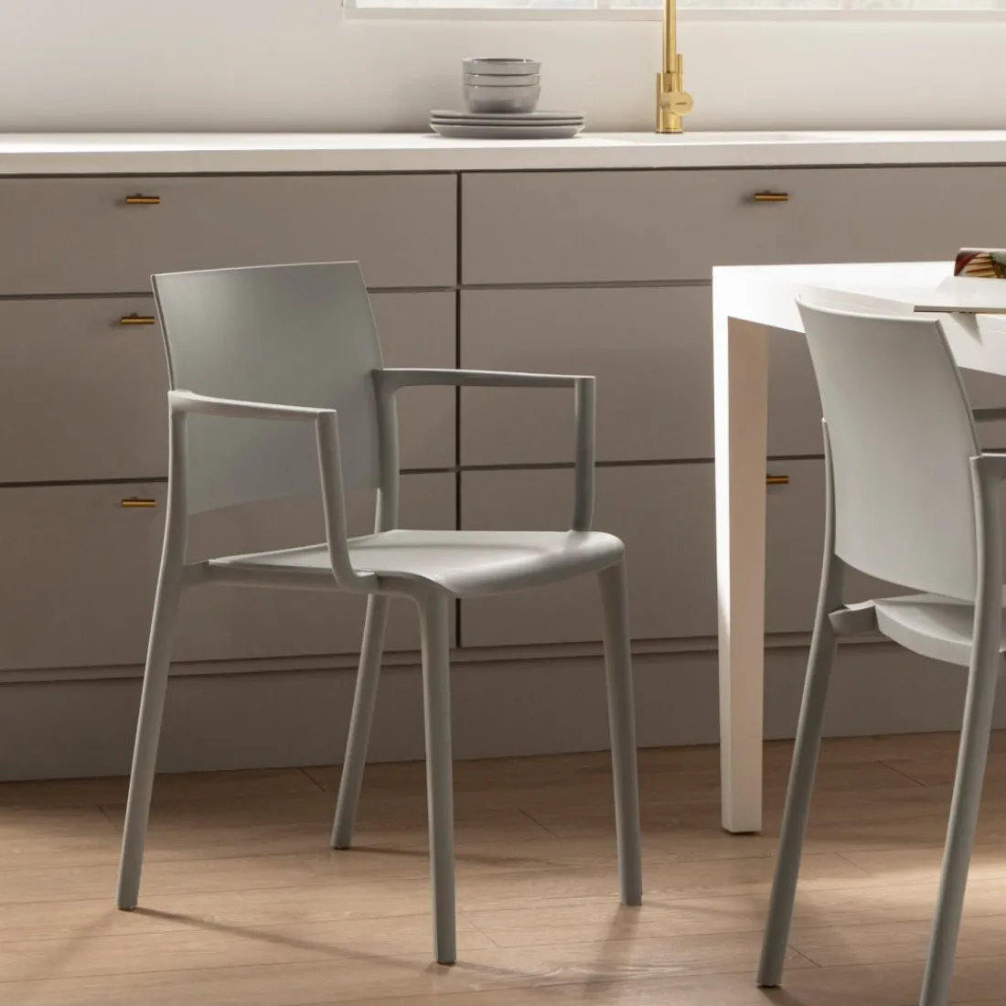 Klast Home Packs 4 Sillas Polipropileno|Sillas De Exterior>Jeven Gris